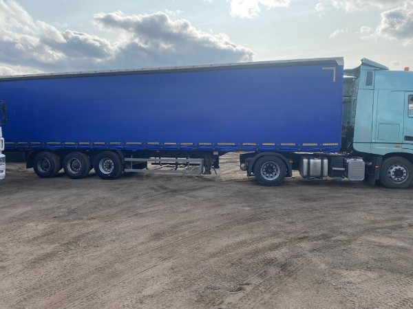 Грузоперевозки шторными полуприцепами 28 тонн